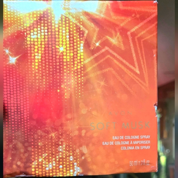 Avon Other - Avon Soft Musk Eau de Cologne in Sparkling Star Collectible Bottle Sz1.7floz